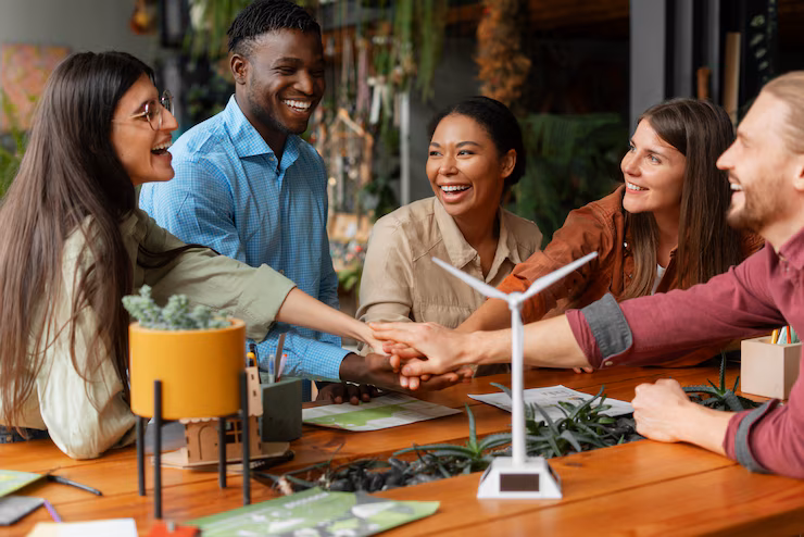 EcoVoice environmental team in action